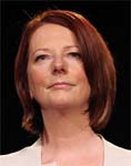 Australian prime minister, Julia Gillard 